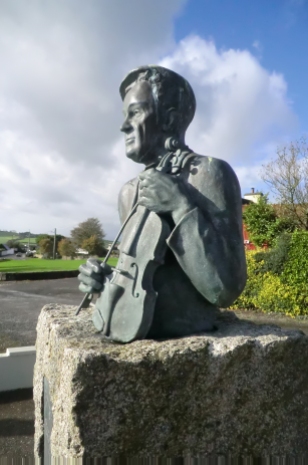 The Padraig O'Keeffe monument in Scart